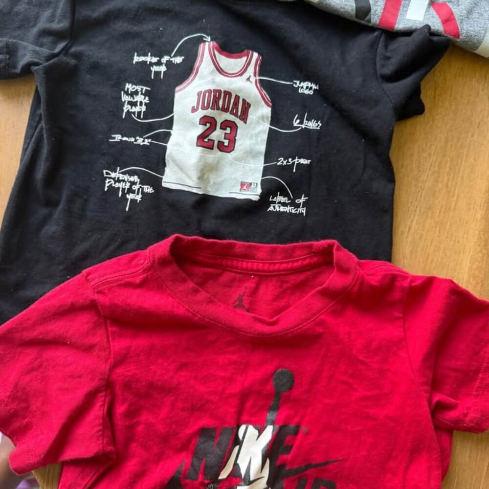 3 Jordan Shirts – Kids’ Size 5